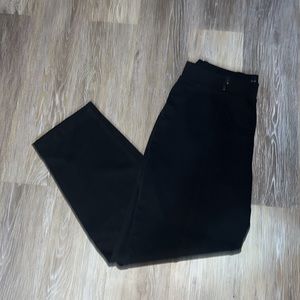 Nice pull on black slacks